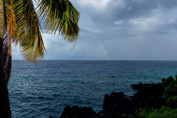 Arc en ciel sur l'océan indien