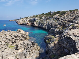 Fototapeta na wymiar The beautiful coast of Formentera