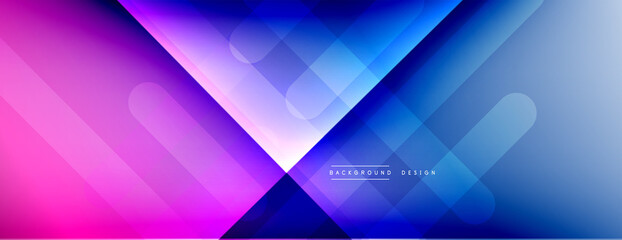 Dynamic lines abstract background. 3D shadow effects and fluid gradients. Modern overlapping forms