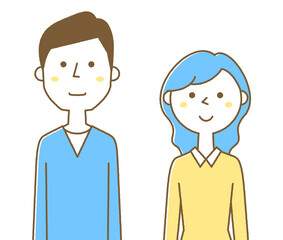 若いカップル　夫婦