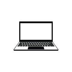 Fototapeta premium laptop icon vector. tecnology symbol