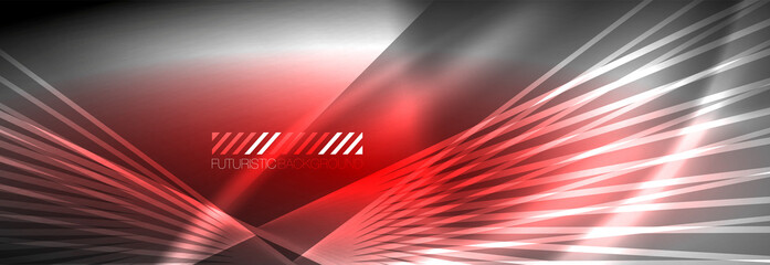 Neon dynamic beams vector abstract wallpaper background. Wallpaper background, design templates for business or technology presentations, internet posters or web brochure covers