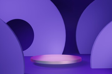 Premium minimal podium studio background for product display. Abstract Background Scene 3d Render for product advertise.