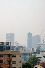 Fototapeta na wymiar Bangkok PM2.5 levels hit danger zone
