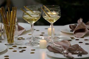christmas table setting