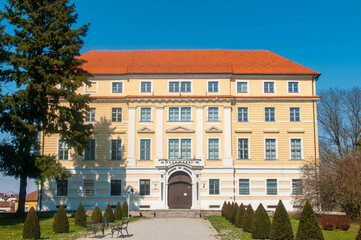 Hungarian Style Baroque Batthyany-Strattmann Castle in Ludbreg Croatia