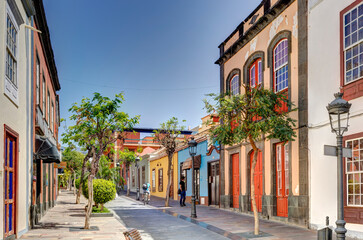 Los Llanos de Aridane, La Palma, HDR Image - obrazy, fototapety, plakaty