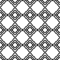 A black pattern on a white background Contemporary modern style abstract pattern design