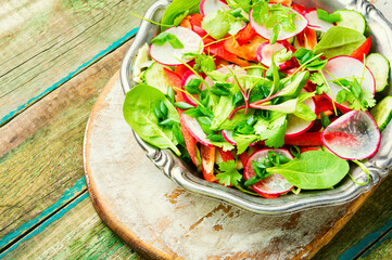 Summer vegan salad