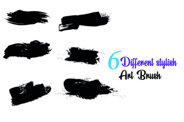 Different kind of art brushes