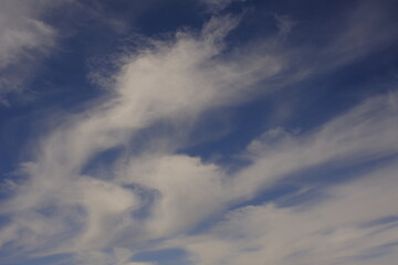 Obraz premium Sky with clouds after a thunderstorm