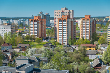 Obraz premium Minsk in the spring.