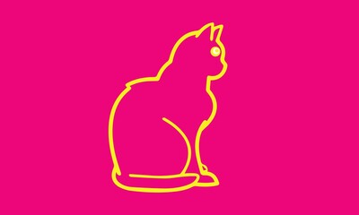 A Heart Shape of Animal Silhouettes in Front f a Colorful Background