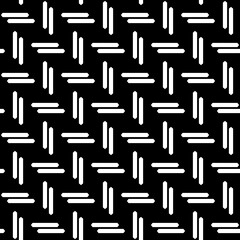 Double sticks in vertical and horizontal location. Vector black background and white same sticks.