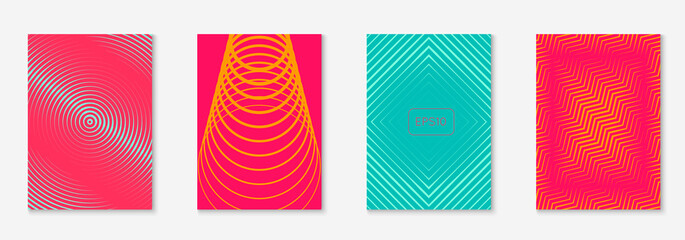 Poster design modern with minimalist geometric lines and shapes.