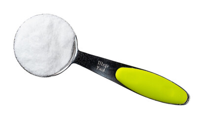 dextrose sugar in measuring spoon cutout