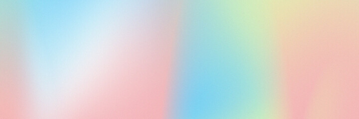 Abstract grainy texture trendy gradient. Pink, blue and purple background. Trendy noise retro overlay template