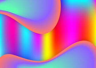 Fluid dynamic background with liquid shapes and elements.