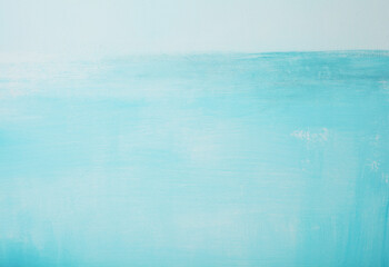 abstract oil paint texture on canvas, background. backdrop for your design. aqua blue turqoise