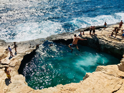 jump to the sea
