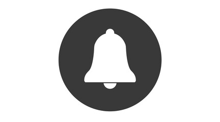 Bell Icon. Vector Flat Isolated Illustration of a Bell