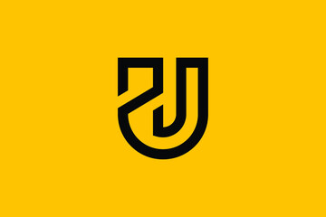 ZU logo letter design on luxury background. UZ logo monogram initials letter concept. ZU icon logo design. UZ elegant and Professional letter icon design on background. Z U UZ ZU © Fin House