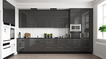 modern kitchen interior