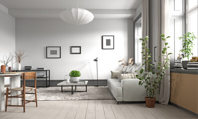 modern living interior