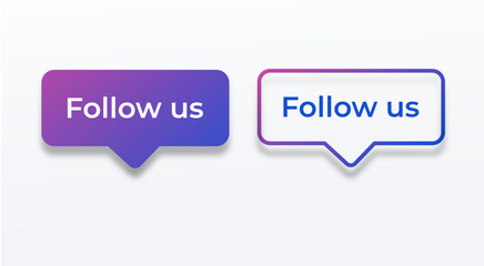 Follow us. Social media