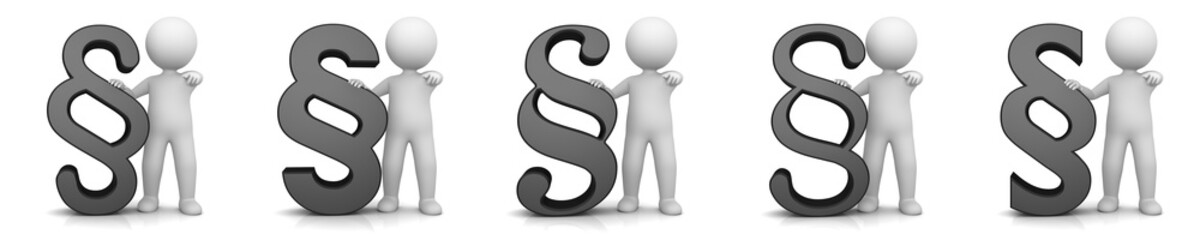 Paragraph sign article symbol black § icon 3d man
graphic law legal justice judge lawyer advocate stick figure in high resolution for presentation and print
 