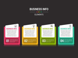 Business data visualization. timeline infographic icons designed for abstract background template. vector banner can be used for workflow layout, diagram,presentation, education or any number option.
