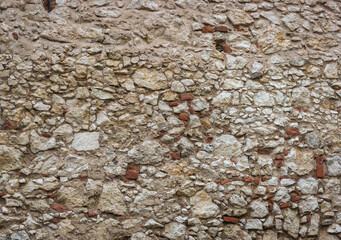 Old limestone masonry