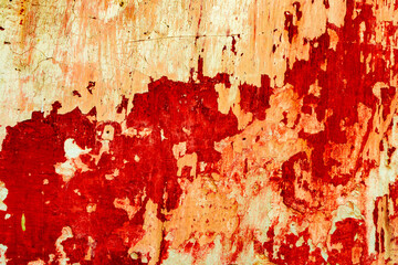 Texture of a concrete wall with cracks and scratches which can be used as a background