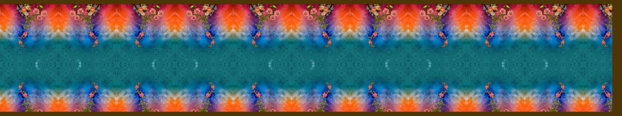 Digital textile saree design and colourfull background

