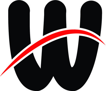 w letter logo vector design