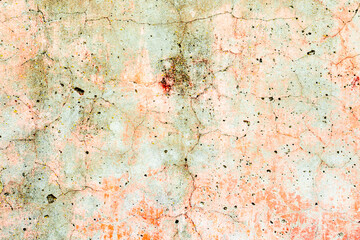 Texture of a concrete wall with cracks and scratches which can be used as a background