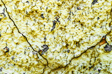 Texture of a concrete wall with cracks and scratches which can be used as a background