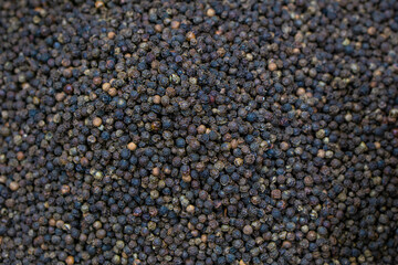 Pepper    Spice on the market in Turkey. Overhead view of dry seasoning
