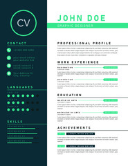 Graphic designer CV