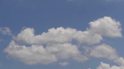 Naklejka na ściany i meble Amazing cloudscape on the sky in summer season.