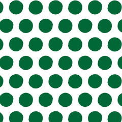 seamless pattern with green circles