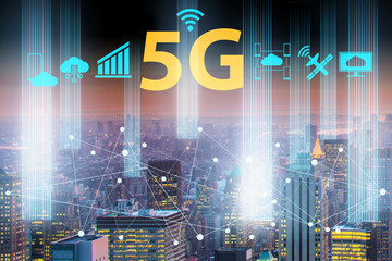 Concept of 5g networks in large cities