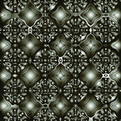 Pattern with a black-and-white gradient . Abstract metallic background