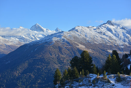 Matterhorn and Dent Blanche