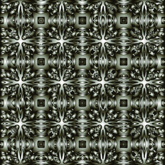 Pattern with a black-and-white gradient . Abstract metallic background