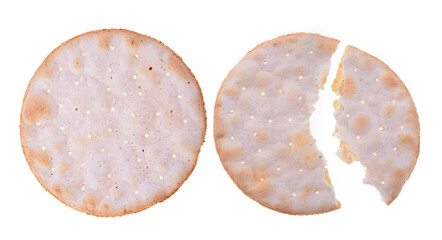  cracker isolated on white background