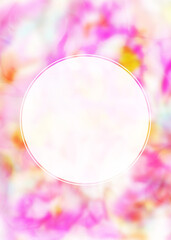 華やかで抽象的な背景テクスチャ（1:√2／A4／A判サイズ）