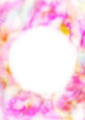 華やかで抽象的な背景テクスチャ（1:√2／A4／A判サイズ）