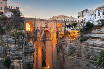 Ronda, Spain at Puente Nuevo Bridge