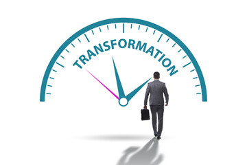 Concept of organisational change and transfomation with business